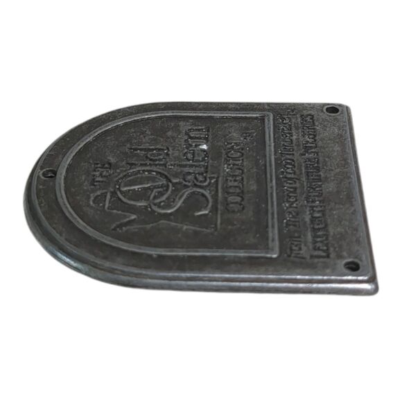 Lexington The Old Salem Collection Logo Nameplate Plaque Badge Emblem 2" x 1.75" - Picture 3 of 6